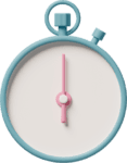 casual-life-3d-blue-stopwatch-with-pink-arrow-1