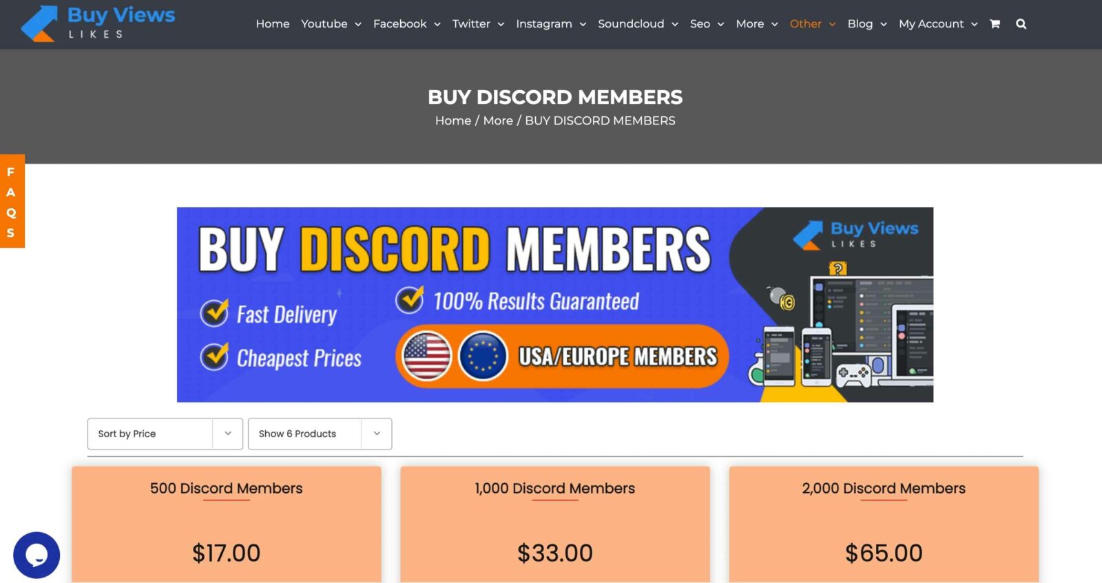 buyviewslikes buy discord members