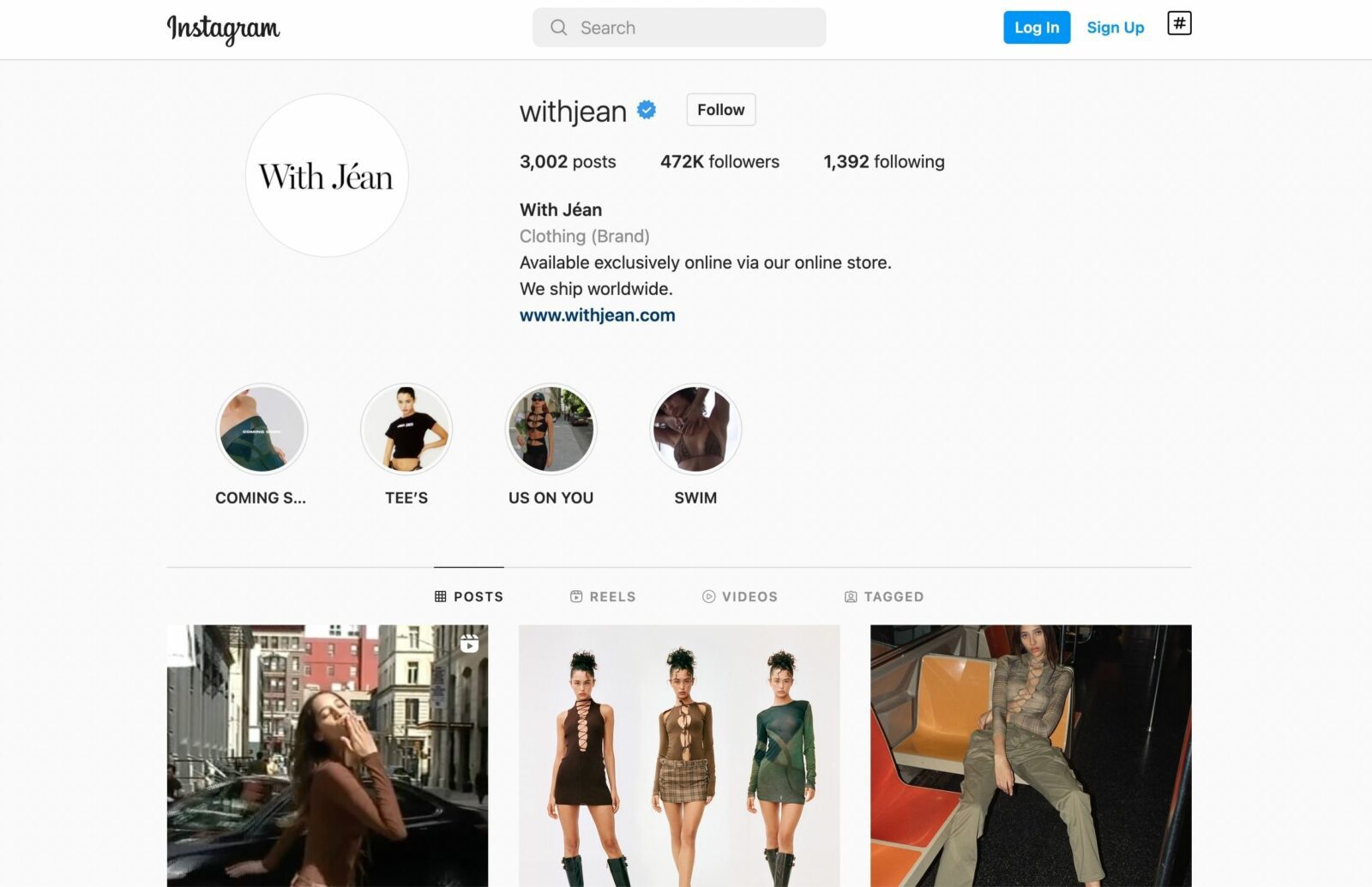 Best instagram clothing clearance stores