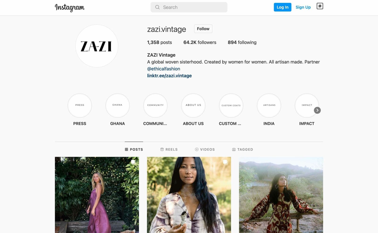 zazi vintage instagram clothing boutique