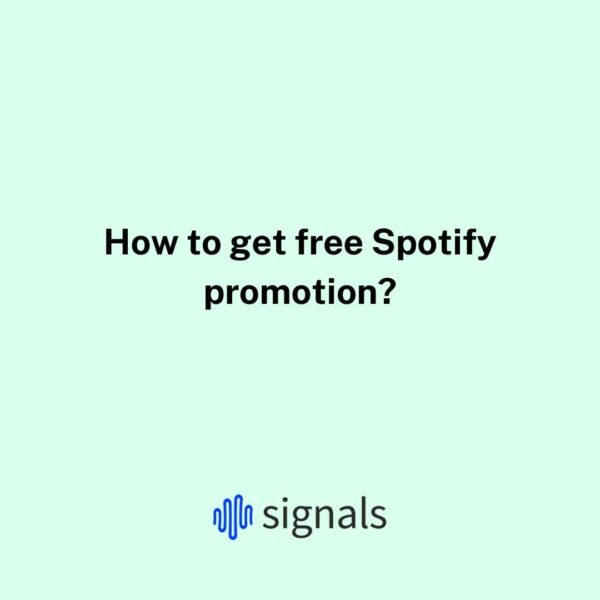 How to get free Spotify promotion?