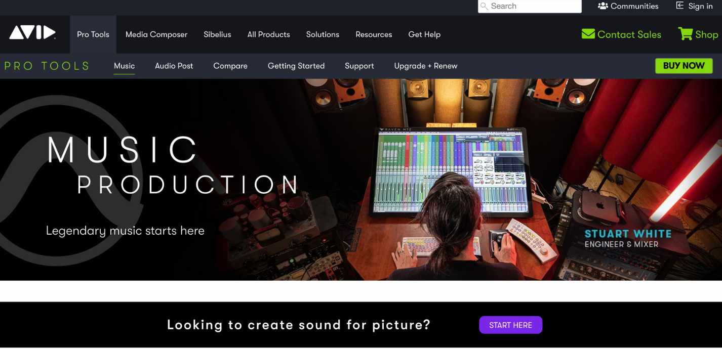 avid pro tools music collaboration app