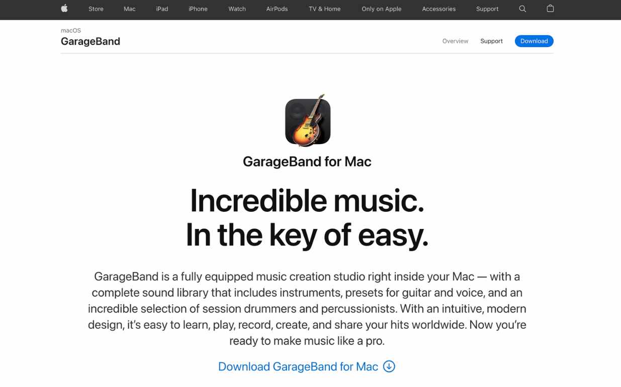 garageband by apple music collaboration app
